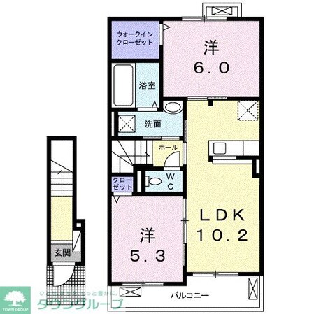サン・フィオーレ Bの物件間取画像